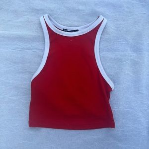 Red Zara tank